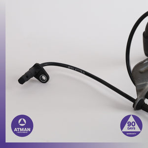 BMW F15 X5 Front ABS Brake Pad Wear Sensor Set w/ Hose 34306887451 OEM