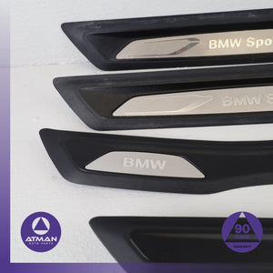 BMW F30 328i 330i 335i Front & Rear Door Step Sill Cover Panel Set OEM