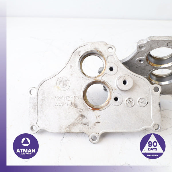 08-14 BMW F10 550i N63 4.4L V8 Engine Timing Chain Cover Set OEM